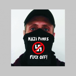 Nazi Punks Fuck Off! univerzálna elastická multifunkčná šatka vhodná na prekritie úst a nosa aj na turistiku pre chladenie krku v horúcom počasí